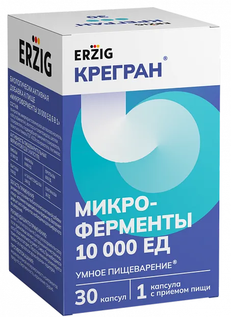 картинка КРЕГРАН<sup>®</sup> МИКРОФЕРМЕНТЫ 10000ЕД