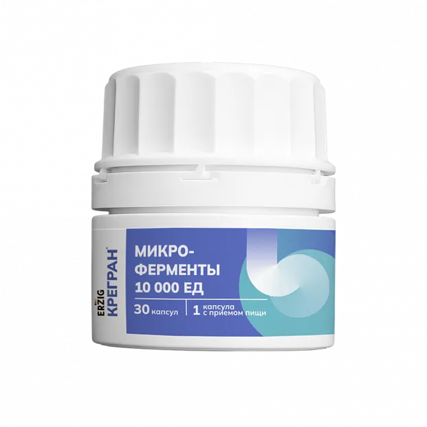 картинка КРЕГРАН<sup>®</sup> МИКРОФЕРМЕНТЫ 10000ЕД