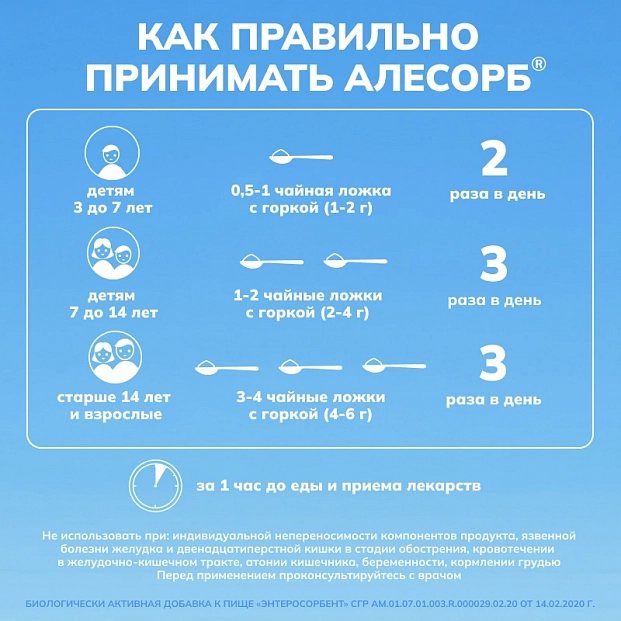 картинка АЛЕСОРБ<sup>®</sup> ПОРОШОК